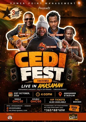 CEDI FEST PERF. & VENDORS TICKET