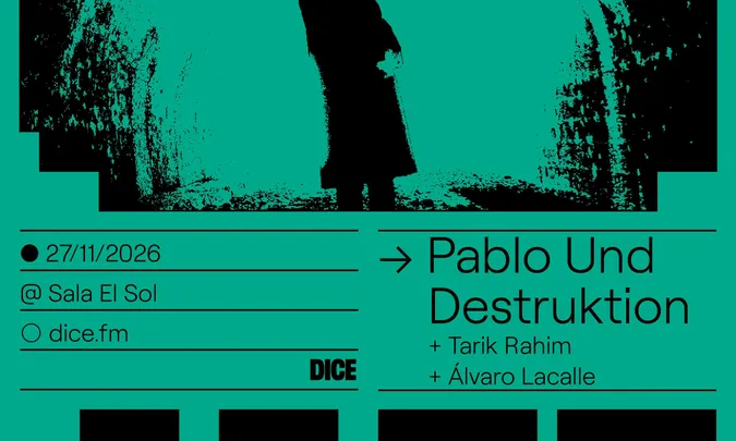 Pablo Und Destruktion + Álvaro Lacalle + Tarik Rahim en MAZO
