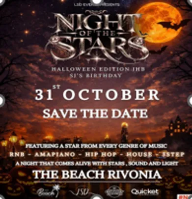 Night of the Stars SJ Birthday Halloween Edition