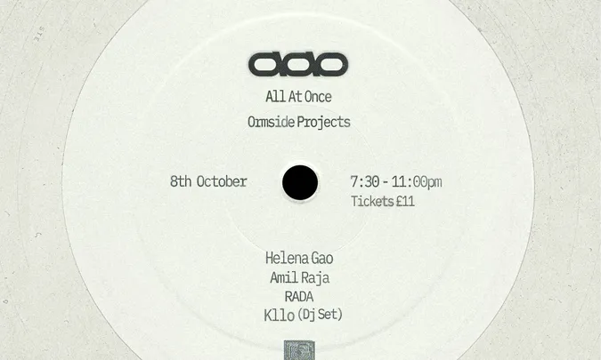 ALL AT ONCE presents Helena Gao