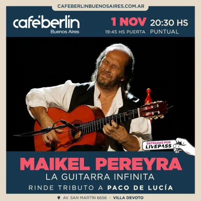 Maikel Pereyra - La Guitarra infinita en Café Berlín