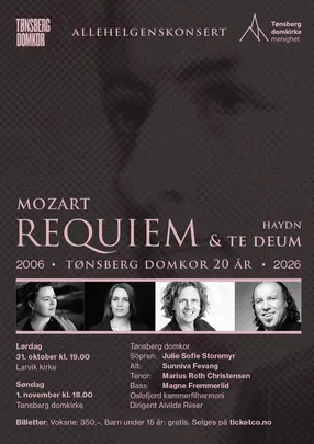 Mozarts Requiem i Tønsberg domkirke