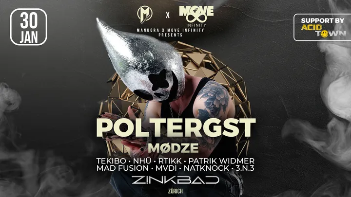 MANDORA X Move Infinity POLTERGST & Mødze