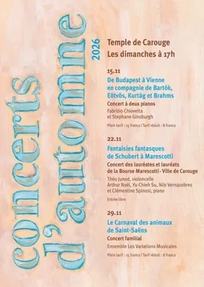 Concerts d'automne: Le Carnaval des animaux