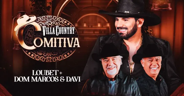 Comitiva Villa Country com Loubet mais Dom Marcos & Davi