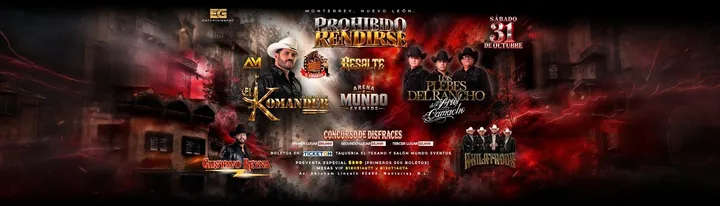PROHIBIDO RENDIRSE- EL KOMANDER, LOS PLEBES DEL RANCHO & MAS