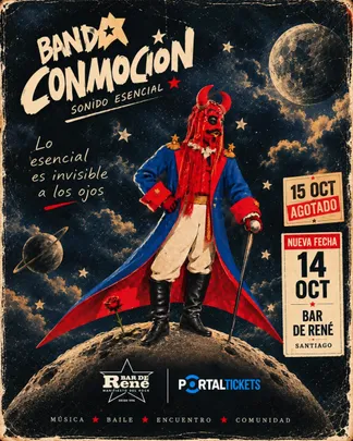 BANDA CONMOCIÓN PRESENTA: SONIDO ESENCIAL EN BAR DE RENÉ
