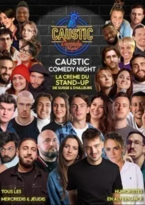 Caustic Comedy Night "4 humoristes / 1h de blagues" (septembre 2026- janvier 2027)
