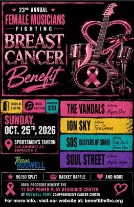 23rd Female Musicians Fighting Breast Cancer