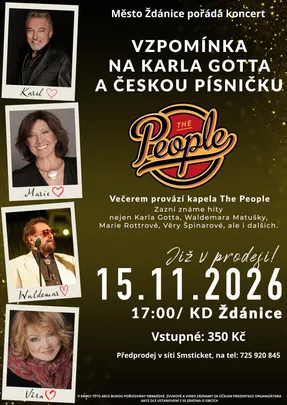 Vzpomínka na K. Gotta a Českou Písničku s kapelou The People