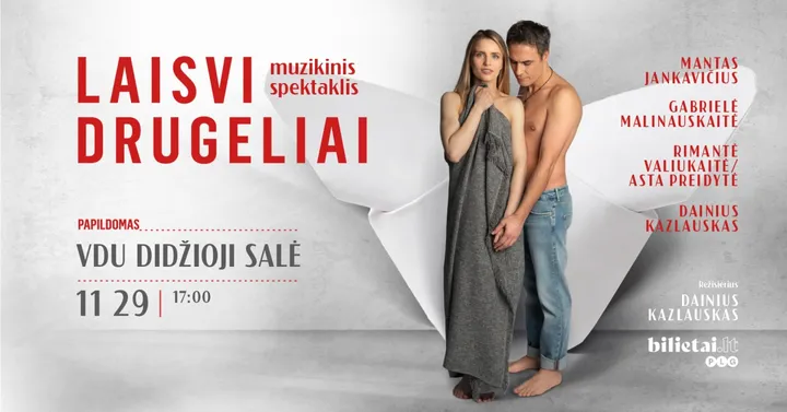 Muzikinis spektaklis ''Laisvi drugeliai'' | Kaunas (Papildomas)