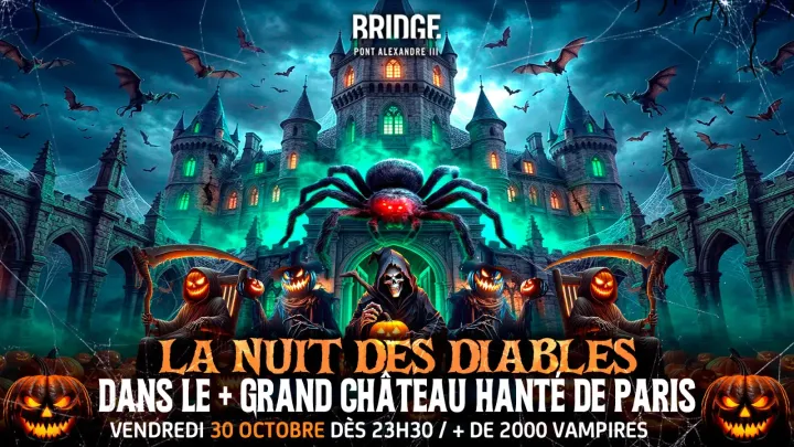 BRIDGE CLUB LA NUIT DES DIABLES HALLOWEEN LE + GRAND CHATEAU