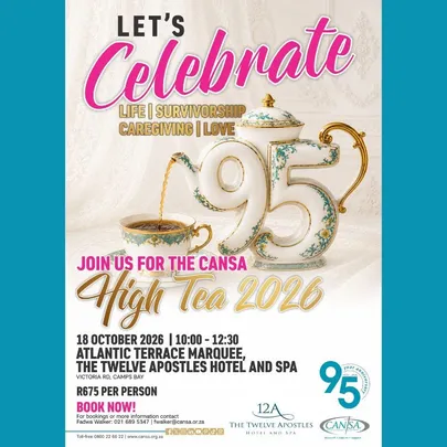 CANSA 95th Anniversary High Tea at The Twelve Apostles Hotel and Spa