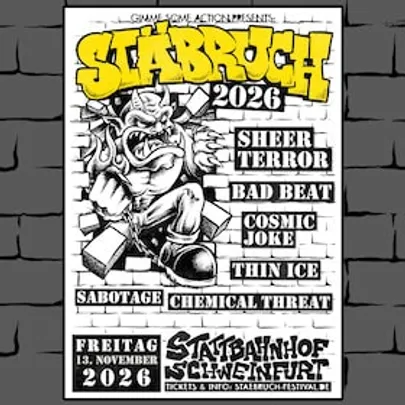 Stäbruch Festival 2026 - Freitag