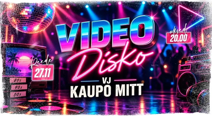 ★ VJ Kaupo Mitt ★ Retropidu! ♫ | Tartu Aleksander | 27.11.2026