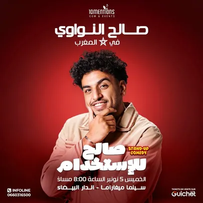 Saleh Annouawi – Stand-up Comedy à Casablanca