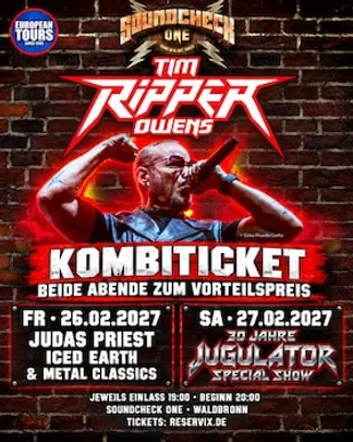 Kombiticket fürs Tim Ripper Owens - Wochenende