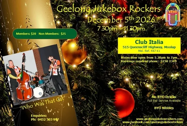 Geelong Jukebox Rockers - Dec Dance with "Who Was That Cat"