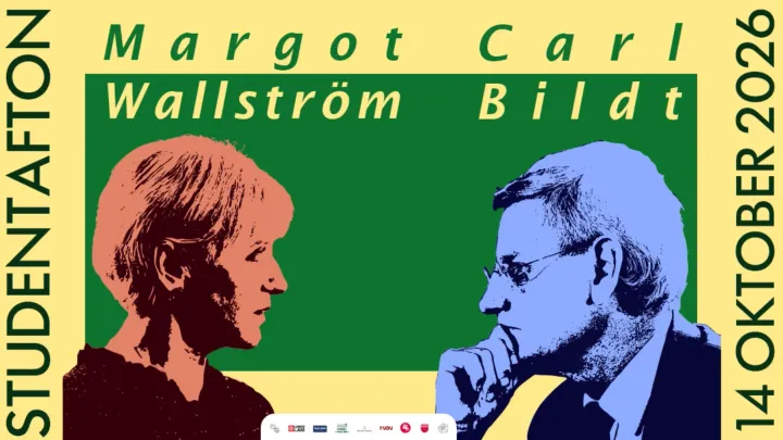 Studentafton med Carl Bildt och Margot Wallström