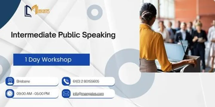 Intermediate Public Speaking: 1 Day Session in Brisbane