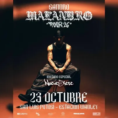 Sandro Malandro Tour 2026 San Luis