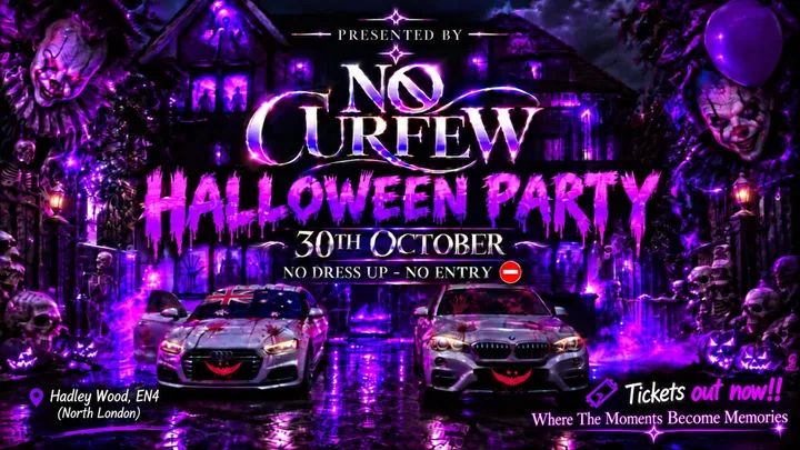 HALLOWEEN PARTY - Presented By N🚫 CURFEW