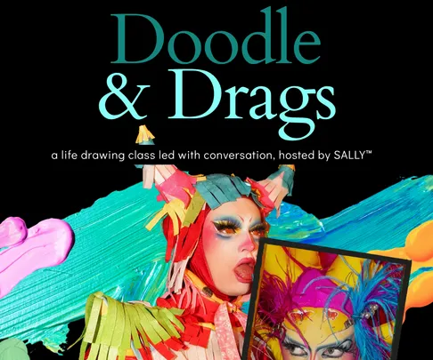 Doodle & Drags!: London Art Bar, Holborn with BONK!
