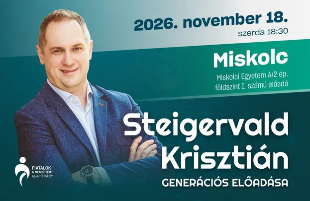 Steigervald Krisztián generációs előadása Miskolcon
