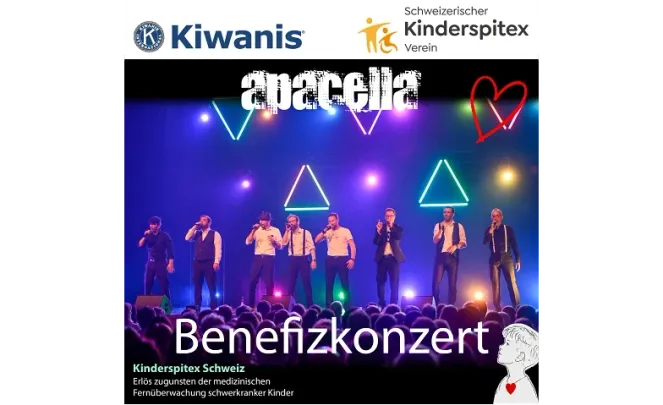Apacella Konzert mit Kiwanis zugunsten der Kinderspitex