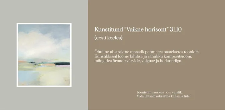 Kunstitund 31.10