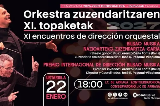 Banda Municipal de Música de Bilbao: Concierto de clausura de los XI Encuentros de Dirección Orquestal