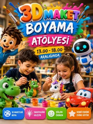 3D Maket Boyama Atölyesi