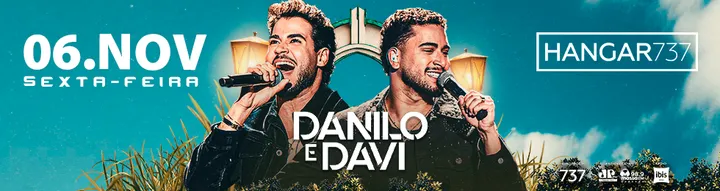 DANILO E DAVI NA HANGAR 737