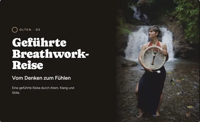 Vom Denken ins Spüren – Geführte Atemreise