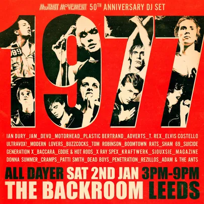 Mutant Movement 1977 Special: 50th Anniversary DJ Set 3-9pm