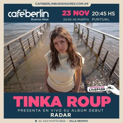 Tinka Roup - Presenta Radar en Café Berlín