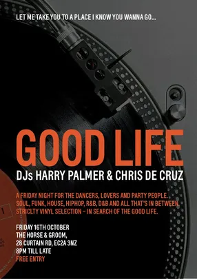 Good Life free Friday launch party