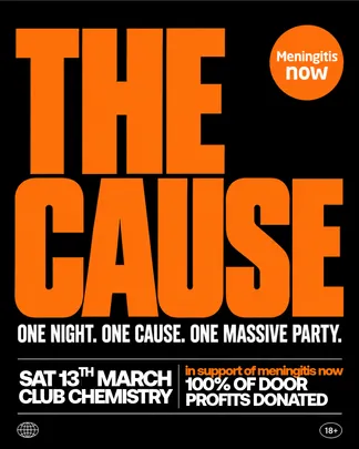 The Cause 🧡 one cause. one night. one massive party