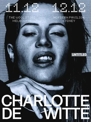 Charlotte de Witte - Australia 2026
