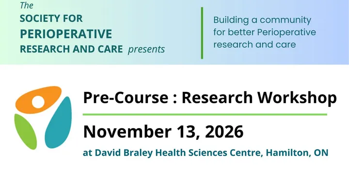 Pre-Course : Research Workshop 2026 - In Person Event
