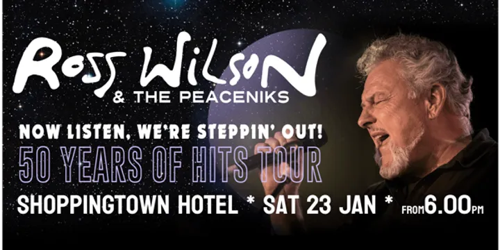 Ross Wilson & the Peaceniks - 50 years of Hits Tour