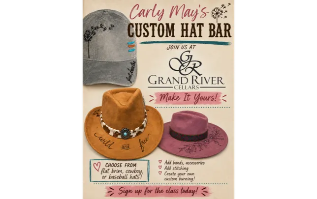 Carly May's Custom Hat Bar | 11-11-26