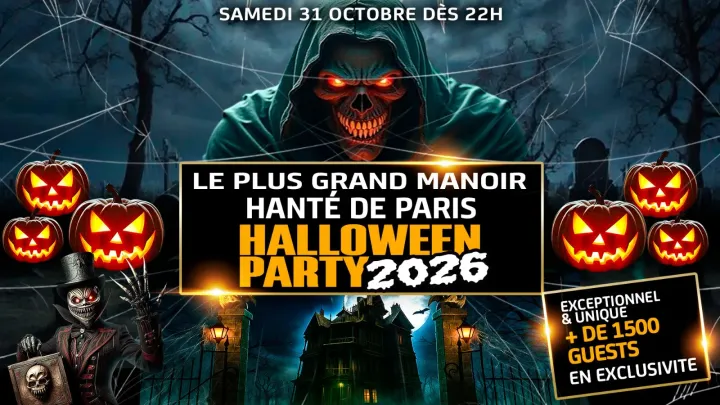 BRIDGE LE PLUS GRAND MANOIR HANTÉ HALLOWEEN DE PARIS +2500M2