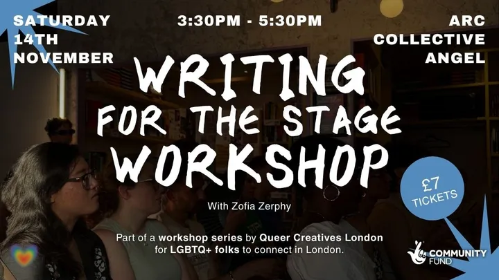 Queer Creatives Workshop: Writing for the Stage with Zofia Zerphy