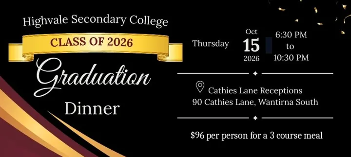 HSC Graduation Dinner 2026