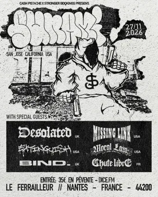 Sunami + Desolated + Missing Link + Extinguish + Moral + Bind. + Chute libre