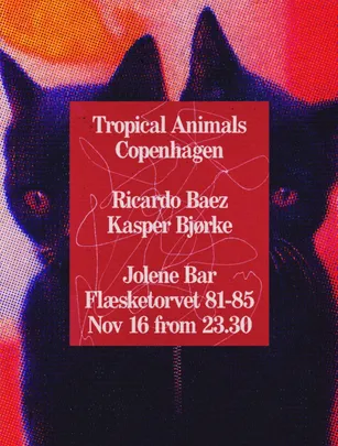 Tropical Animals Copenaghen with Ricardo Baez and Kasper Bjørke