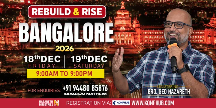 NAZARETH MINISTRIES REBUILD & RISE - BANGALORE - 2026