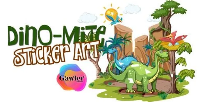 Dino-Mite Sticker Art