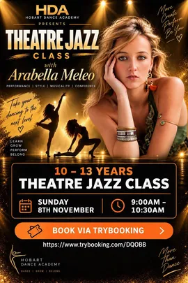 10–13 Years Theatre Jazz Workshop with Arabella Meleo